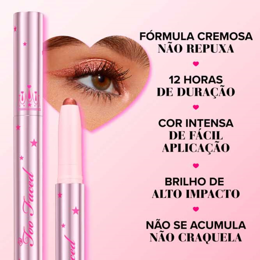 Sombra Cremosa em Bastão Too Faced Quickie Queen 1.5g