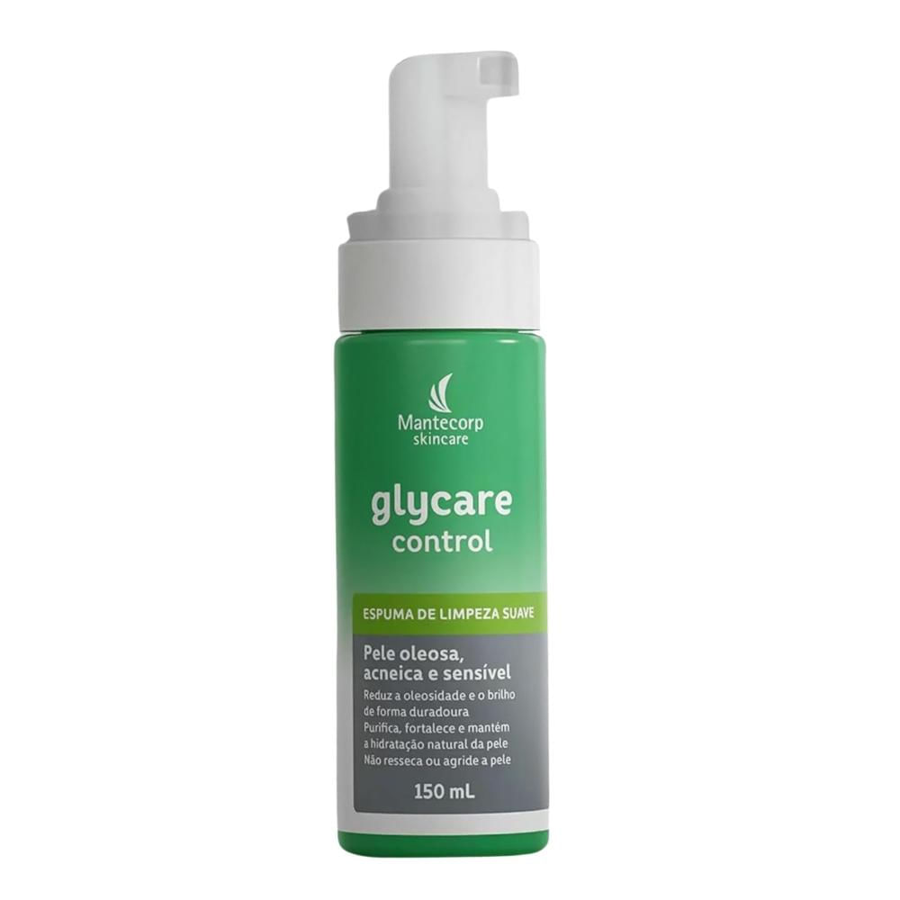 Espuma De Limpeza Facial Suave Glycare Control - 150ml