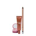 Kit Océane 4you Sombra Rose Sparkle Flush Bright Cherry e Lápis para Olhos (3 produtos)