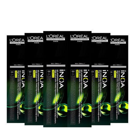 Kit-L'Oréal-Professionnel-Inoa-7-Louro---Coloração-60g-(6-Unidades)--1