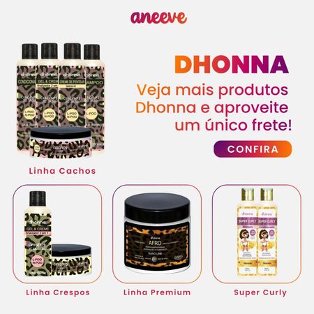 Duo-Mix-Creme-de-Pentear-Afro-3ABC-e-Gel-Creme-Cachos-300mL---Dhonna-|-Cachos-Sem-Frizz-e-com-Brilho-Intenso--4
