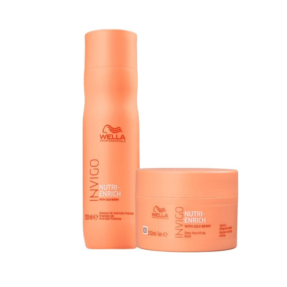 Wella Nutri-Enrich Shampoo 250ml + Máscara 150ml