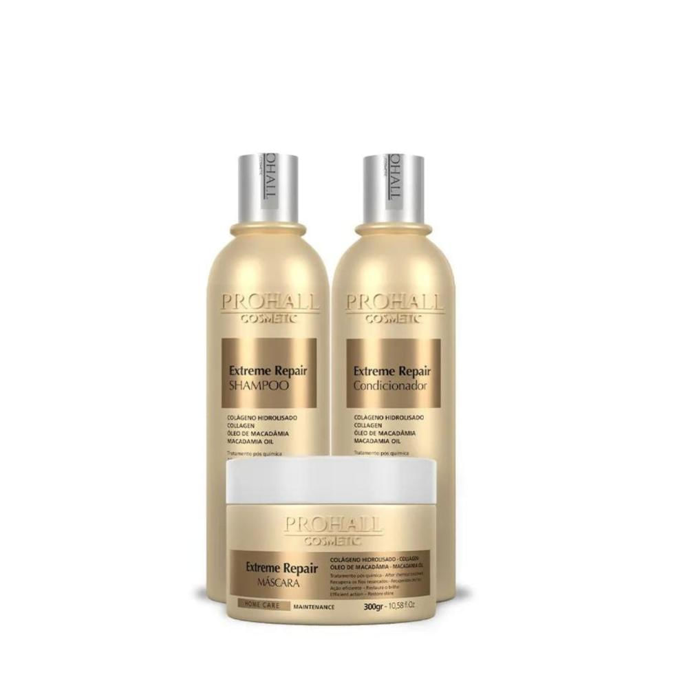 Kit Home Care Nutrição Extreme Repair Pro ProHall Professional
