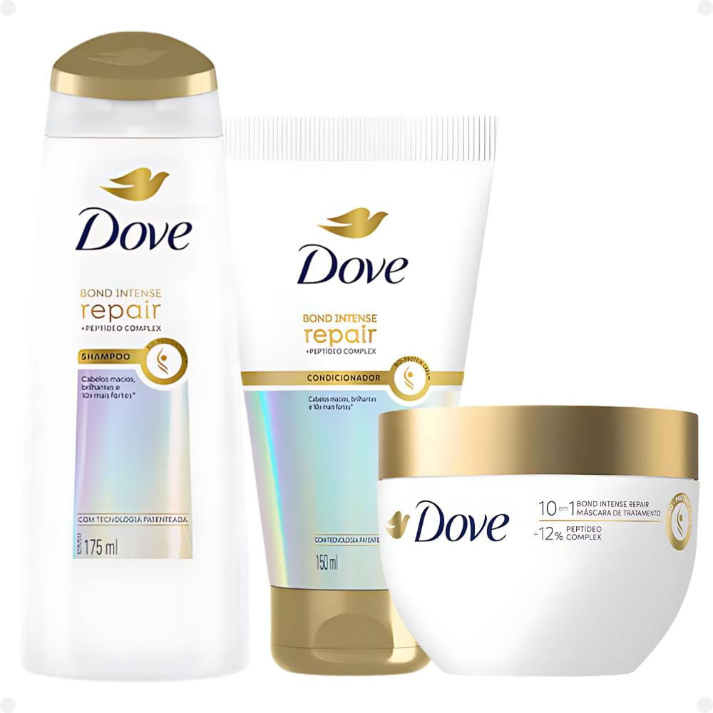 White dove　② Kit 2 und Desod Dove Original 250ml - DOVE