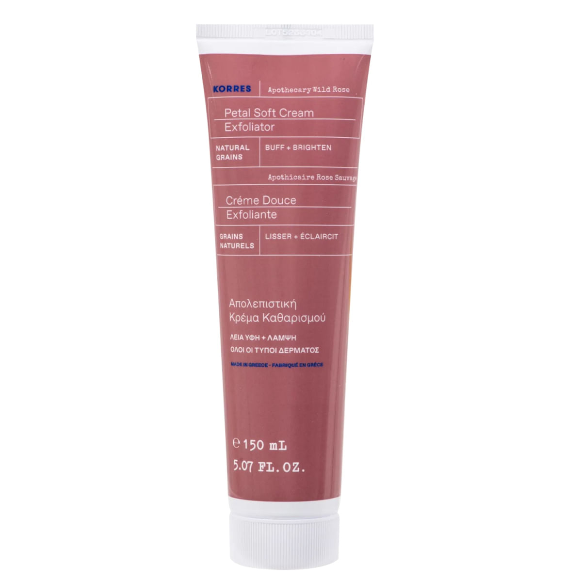 Korres Apothecary Wild Rose Petal Soft - Creme Facial Uniformizador 150ml