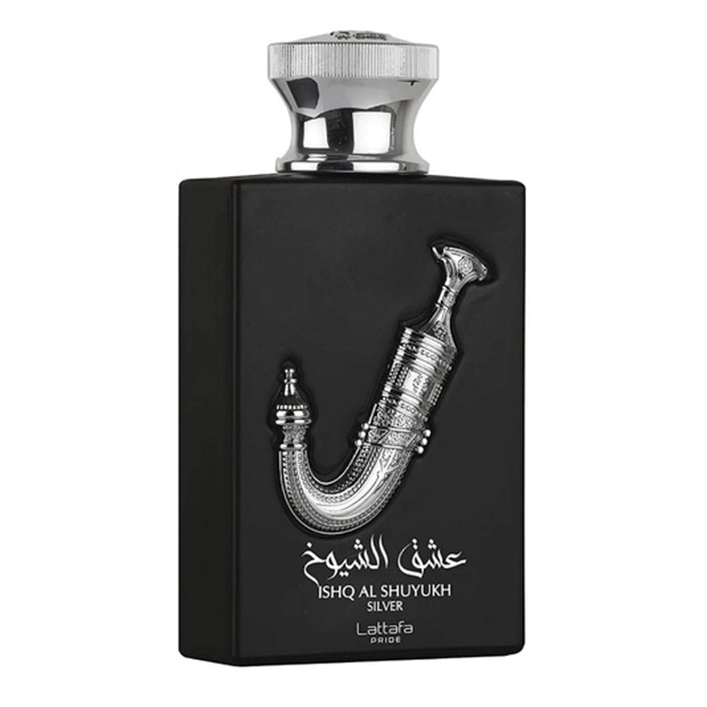Lattafa Ishq Al Shuyukh Silver Eau de Parfum  Perfume Árabe Masculino 100ml