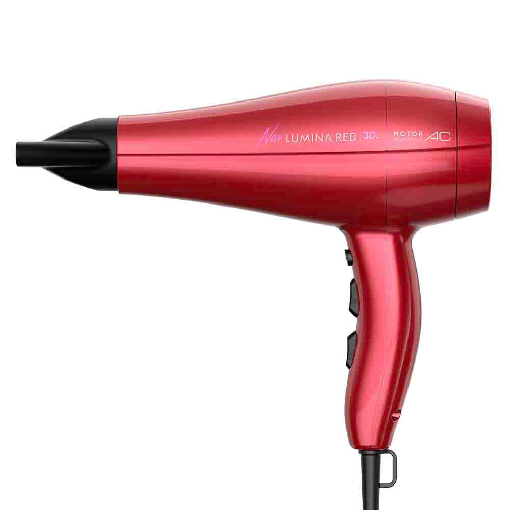 Secador De Cabelo New Lumina Red 3D