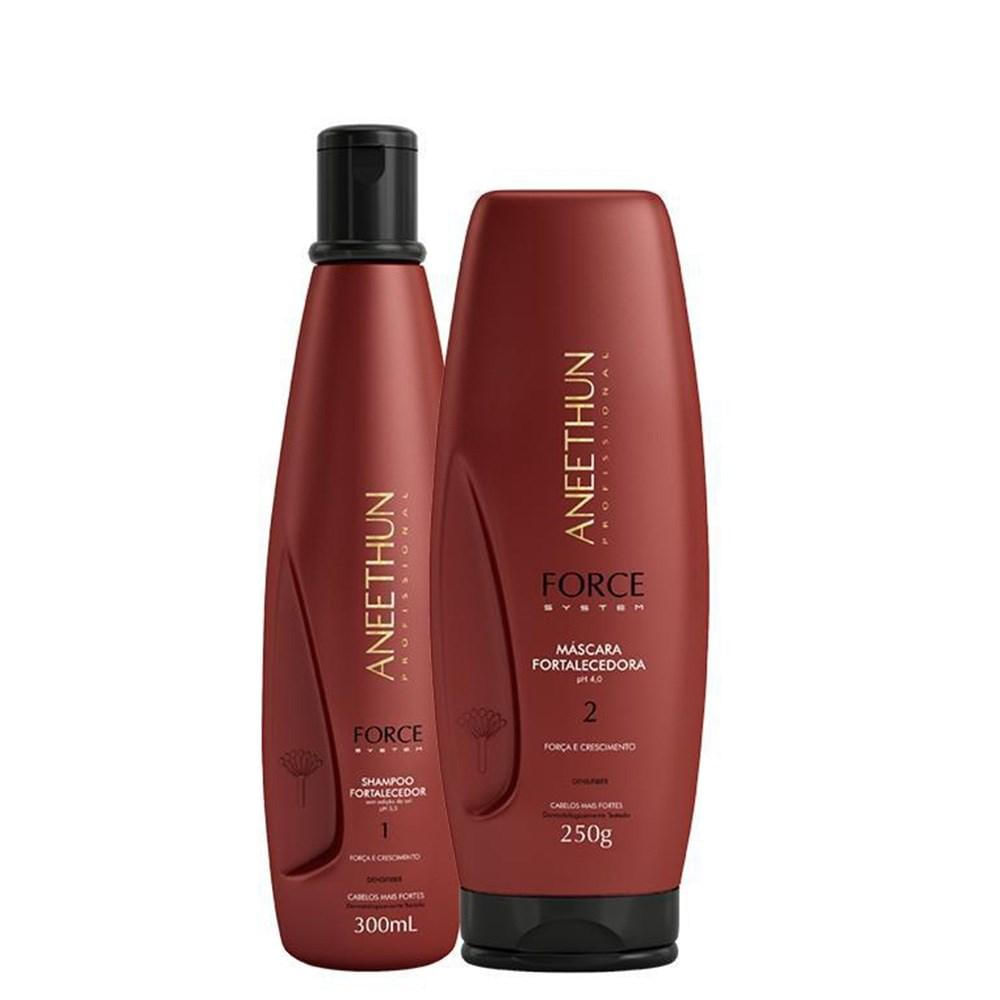 Aneethun Force Shampoo 300ml + Máscara 250g