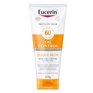 Protetor Solar Eucerin Sun Toque Seco Loção Corporal Fps 60 200G