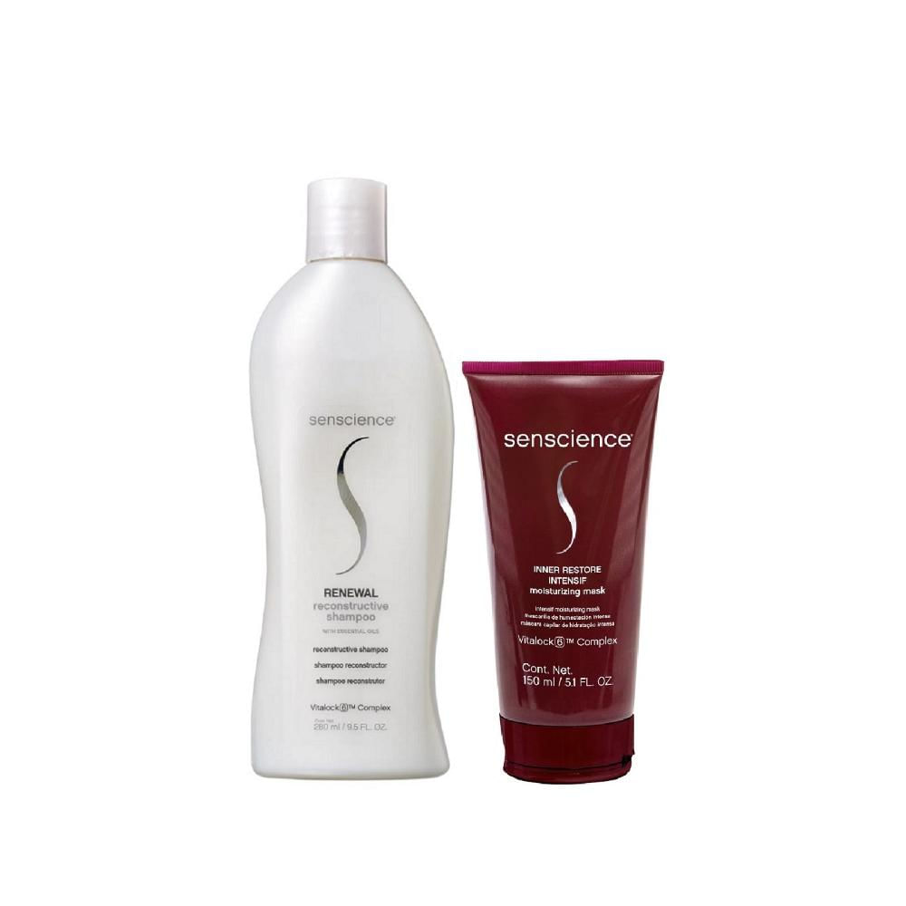 Kit Senscience Renewal Shampoo 280ml + Inner Intensif 150ml