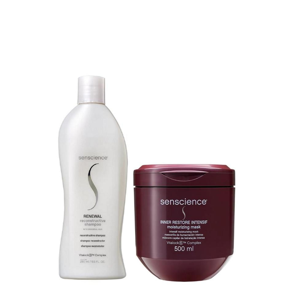 Kit Senscience Renewal Shampoo 280ml + Inner Intensif 500ml