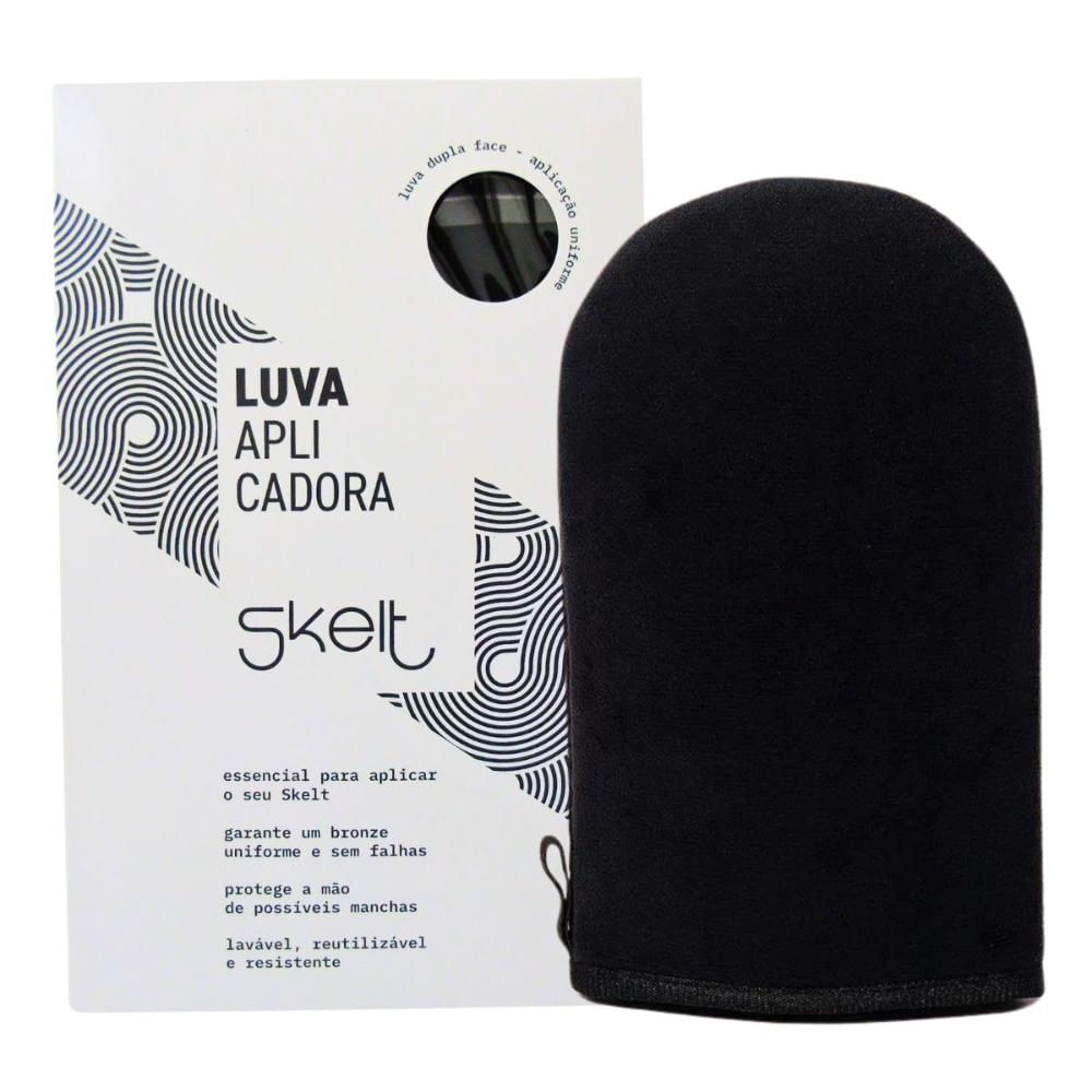 Luva Aplicadora de Autobronzeador Skelt Preta