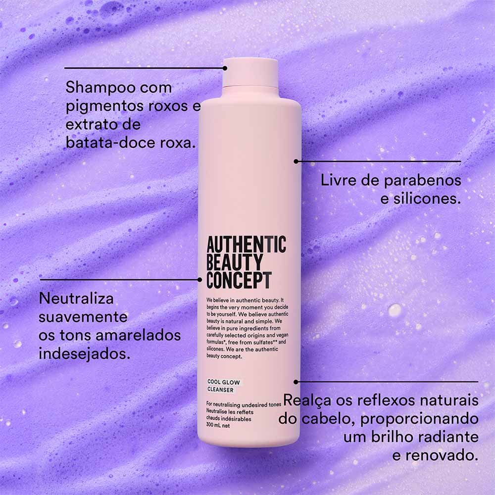 Authentic Beauty Concept Shampoo de limpeza Cool Glow