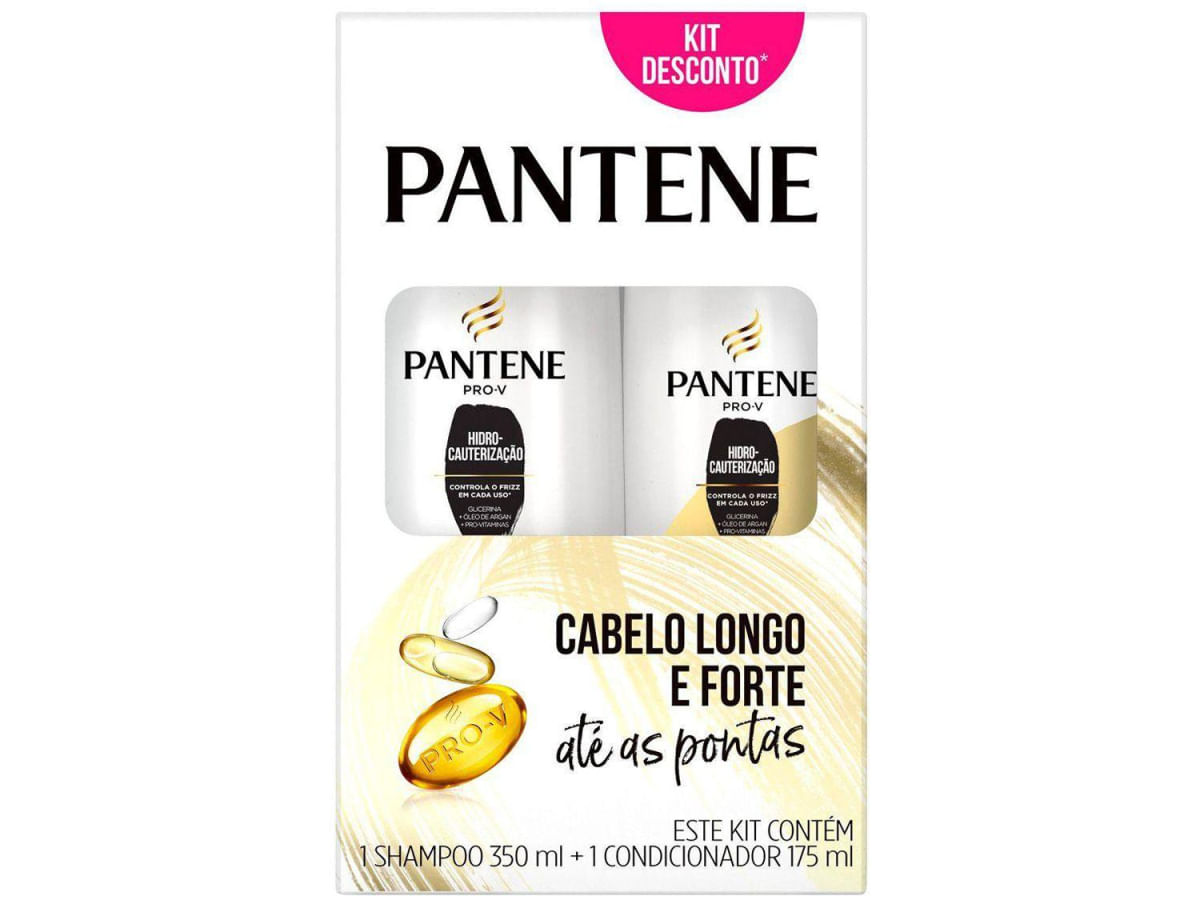 Pantene Hidrocauterização Kit - Shampoo 350ml + Condicionador 175ml
