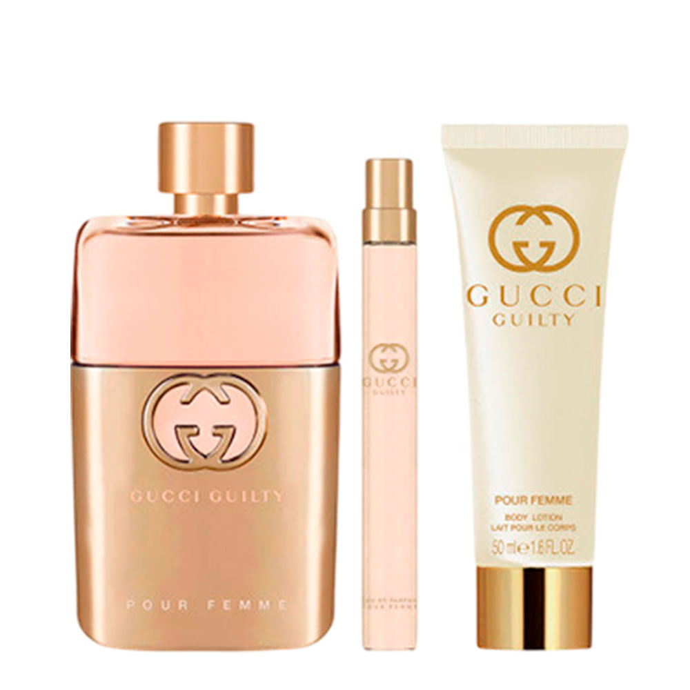 GUCCI ギルティ オードトワレ & ボディローション セット 50mL 【公式