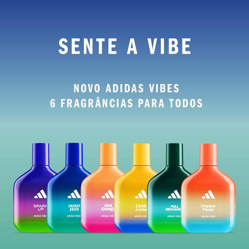 Coffret Adidas Vibes Energy Drive Kit Perfume Masculino Shower Gel