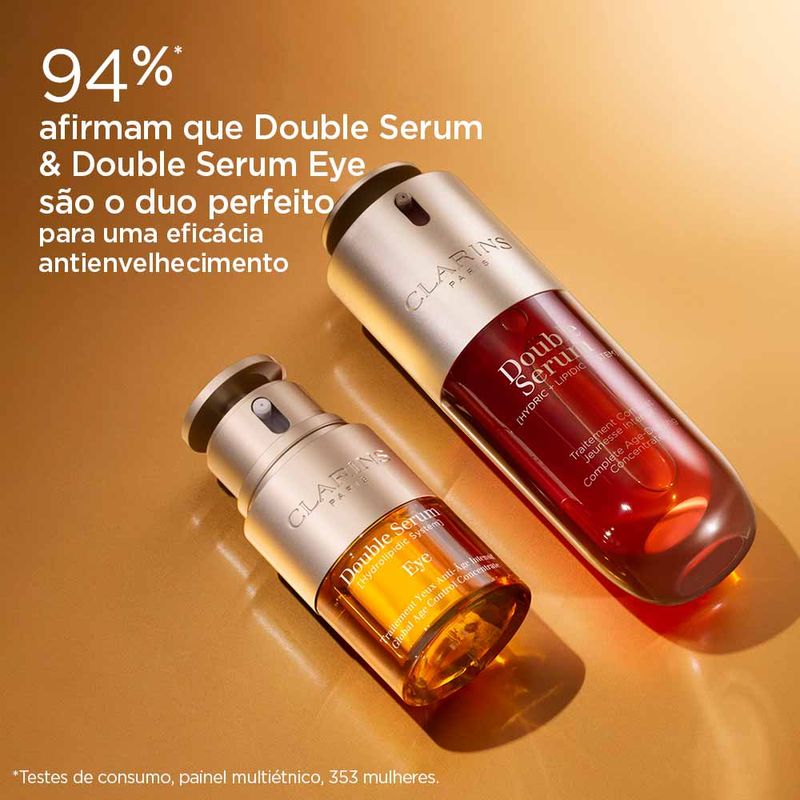 Double Sérum 9 Rejuvenescedor Facial Clarins - Época Cosméticos