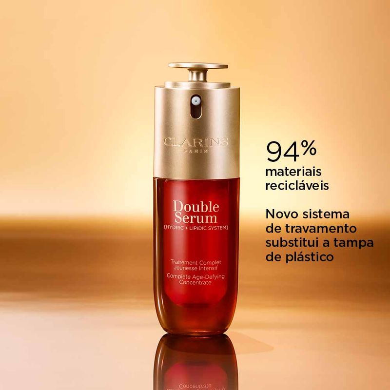 Double Sérum 9 Rejuvenescedor Facial Clarins - Época Cosméticos