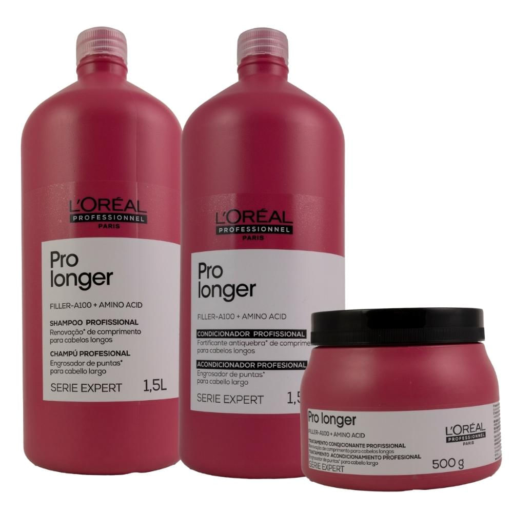 LOréal Serie Expert Pro Longer Kit Salão (3 Produtos)