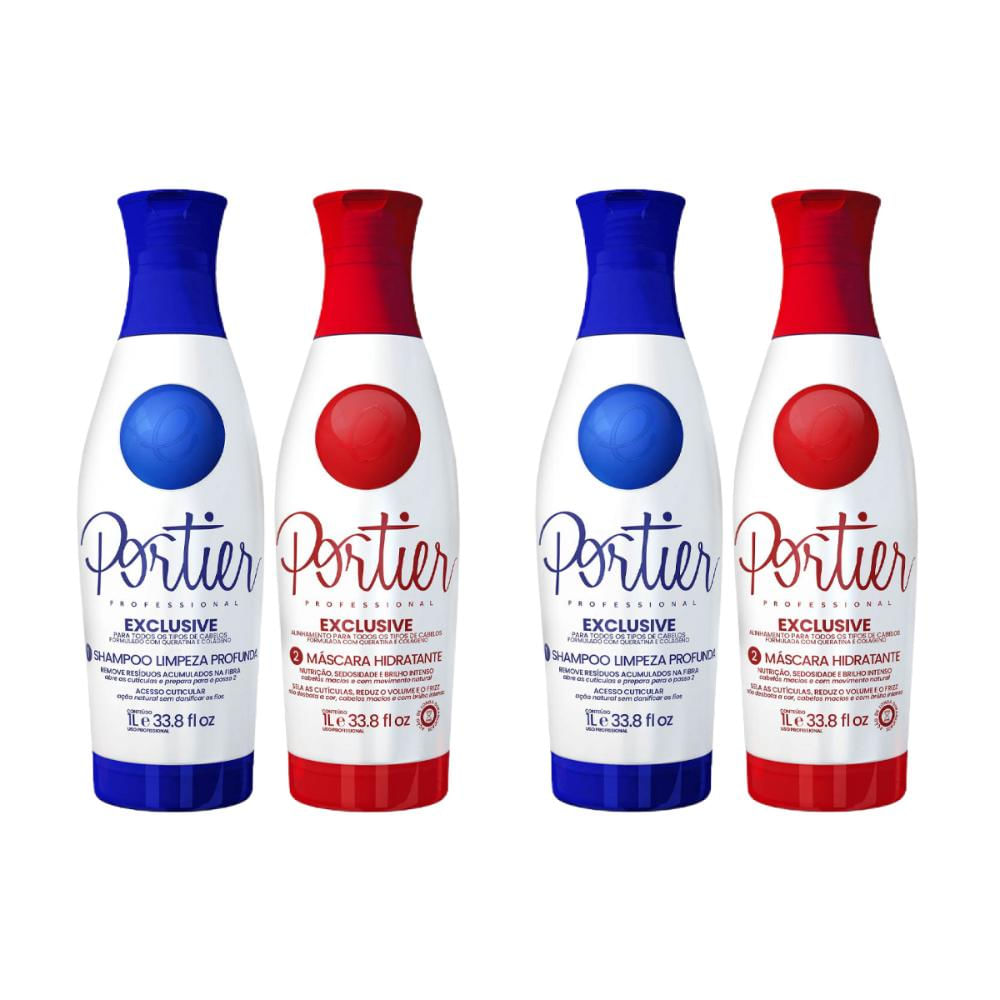 Portier Exclusive Progressiva 2 Kits de (2 x 1 Litro)