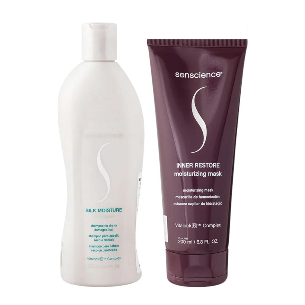 Kit Senscience Silk Moisture Shampoo 280ml + Inner Restore Deep 200ml