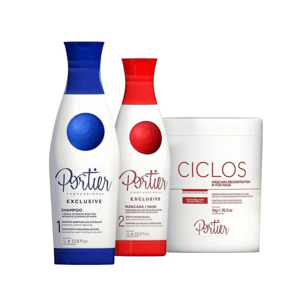 Portier Exclusive Progressiva (2x1000ml) + Máscara Ciclos B-Tox 1kg