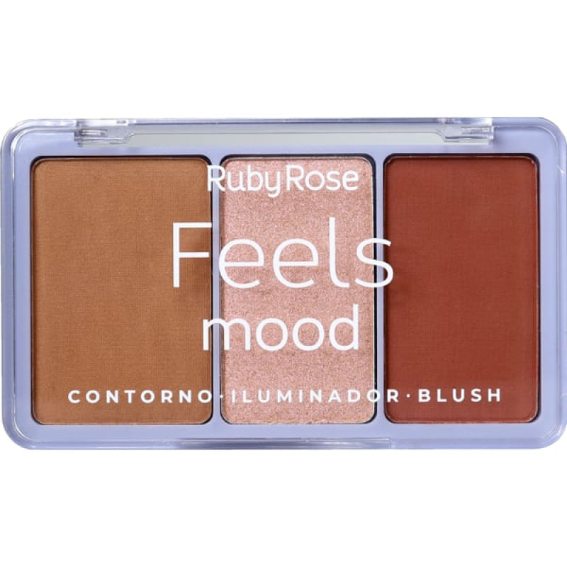 PALETA DE CONTORNO ILUMINADOR BLUSH HB75262 - T30 I40 B100