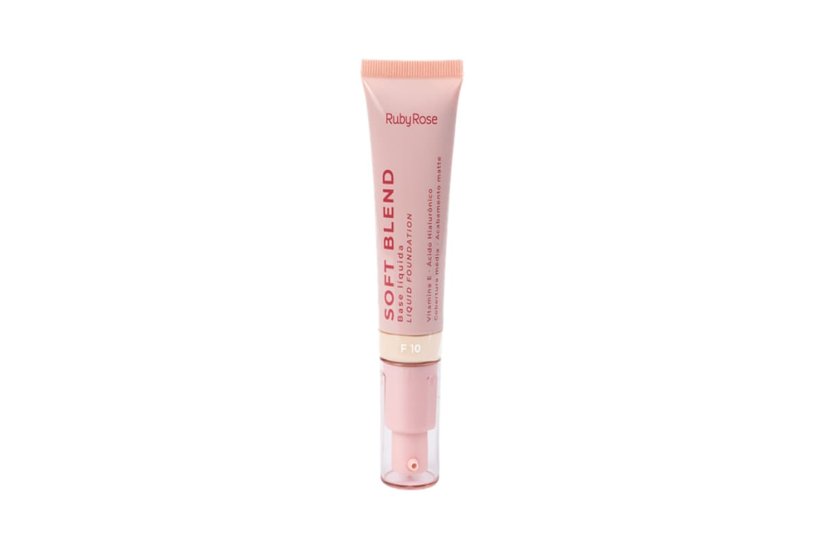 Ruby Rose Soft Blend F10 - Base Líquida 30g