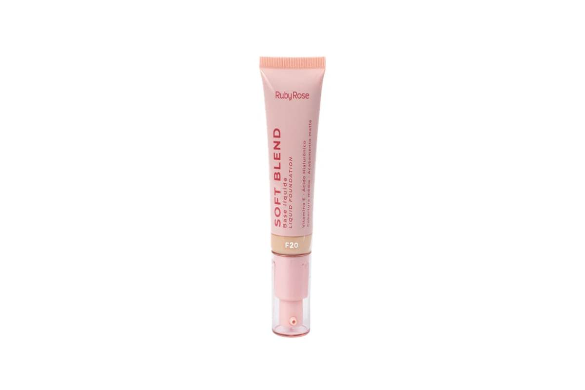 Ruby Rose Soft Blend F20 - Base Líquida 30g