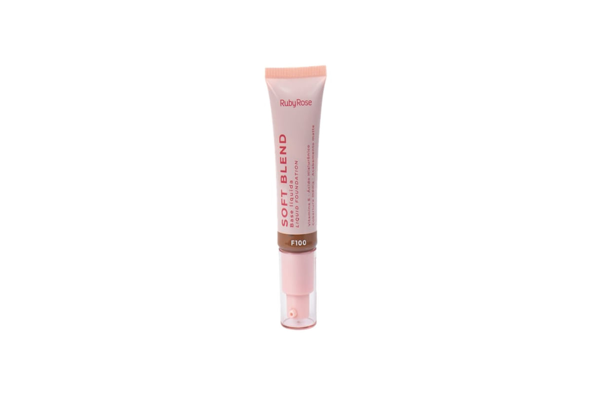 Ruby Rose Soft Blend F100 - Base Líquida 30g
