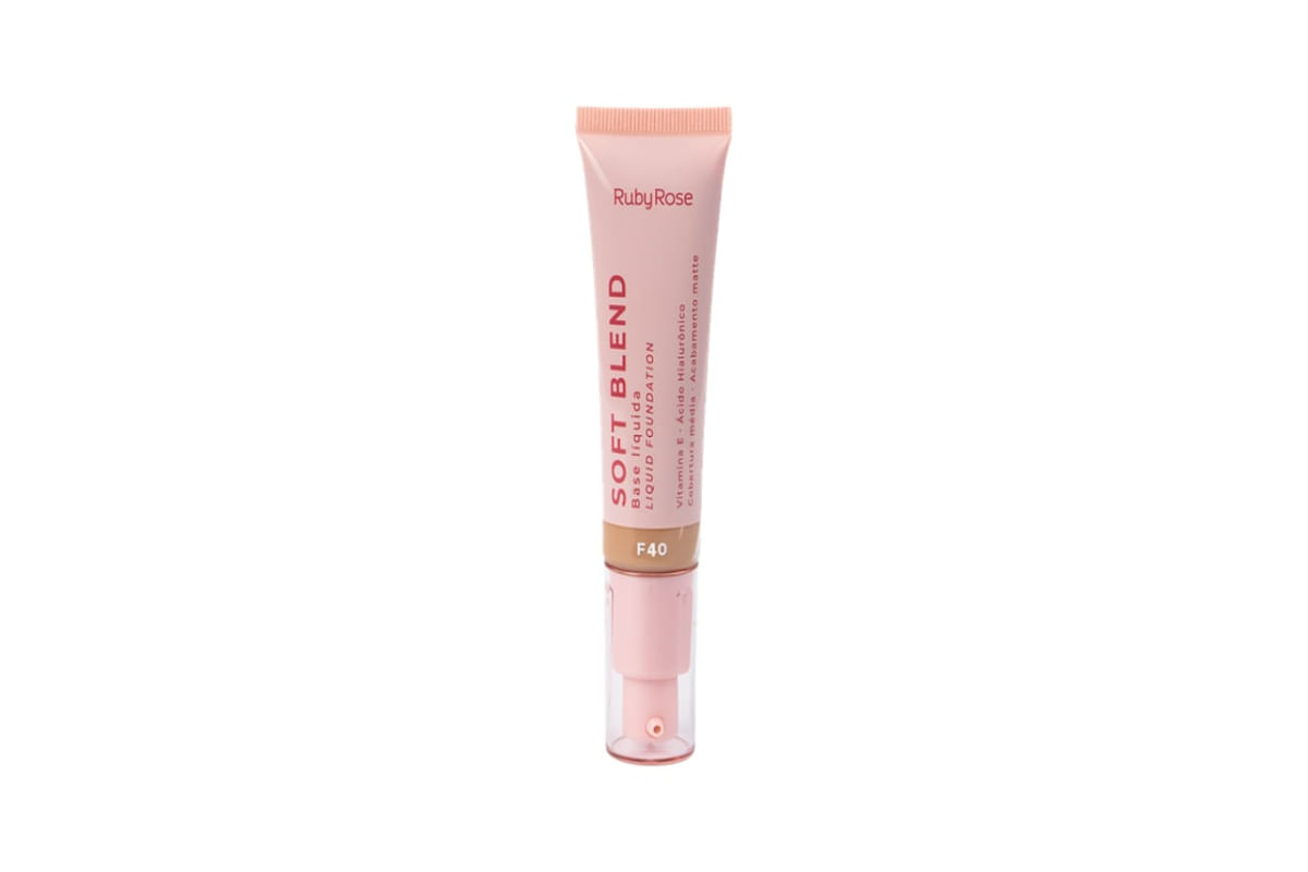 Ruby Rose Soft Blend F40 - Base Líquida 30g