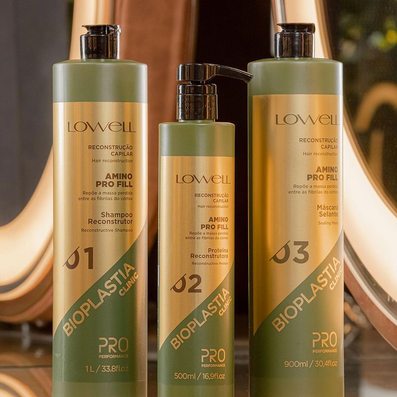 Kit Lowell Pro Bioplastia Clinic Máscara Reconstrutor (2 produtos