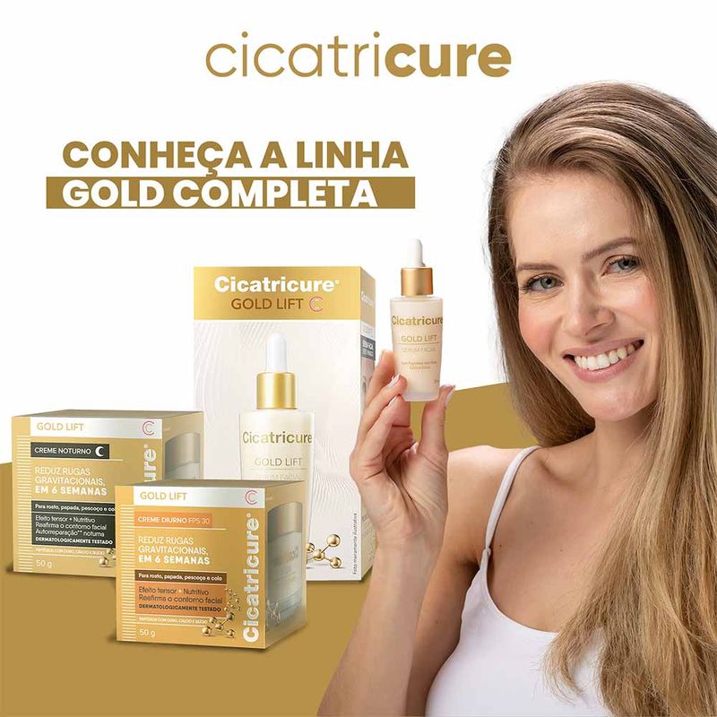 Creme Rejuvenescedor Facial Cicatricure - Gold Lift Noturno