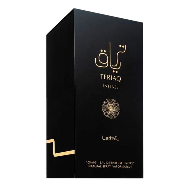 Lattafa Teriaq Intense Eau de Parfum Perfume Árabe Unissex 100ml