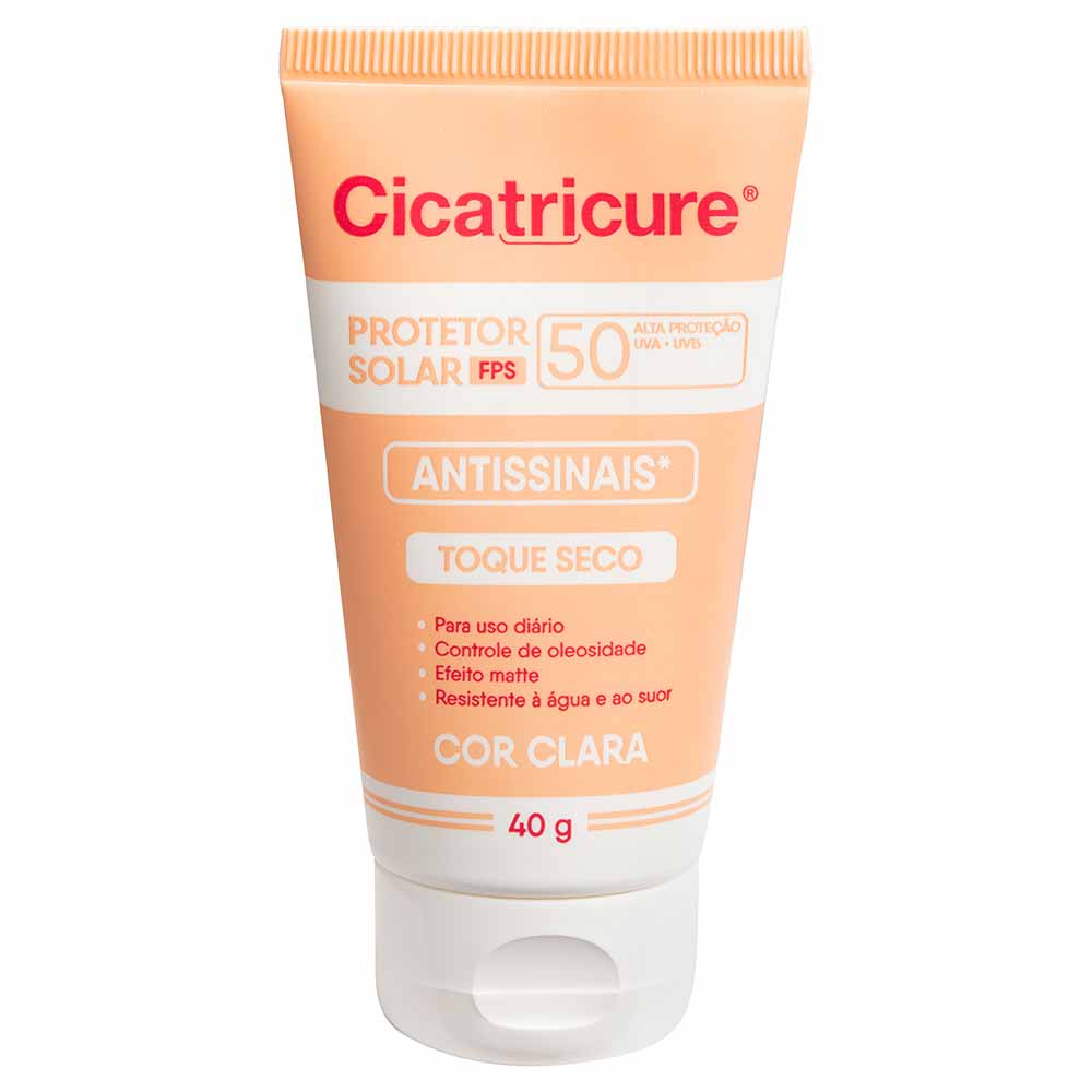 Cicatricure Protetor Solar FPS50 com Cor