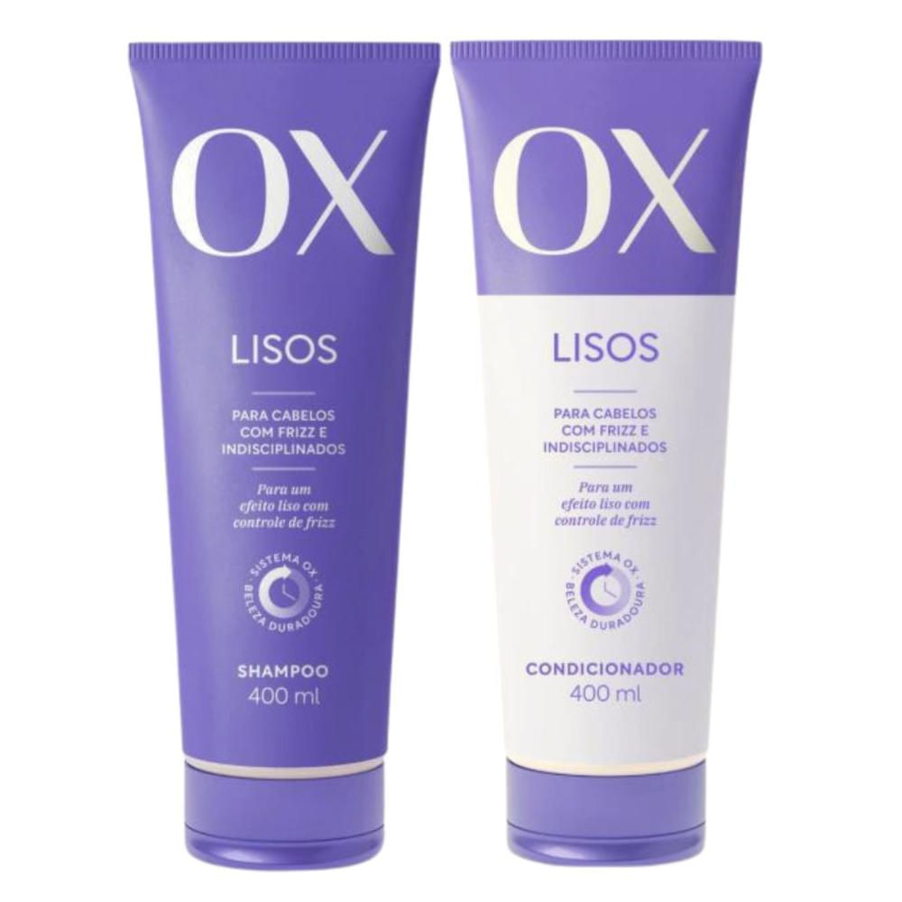 Kit Ox Lisos Shampoo + Condicionador 400ml