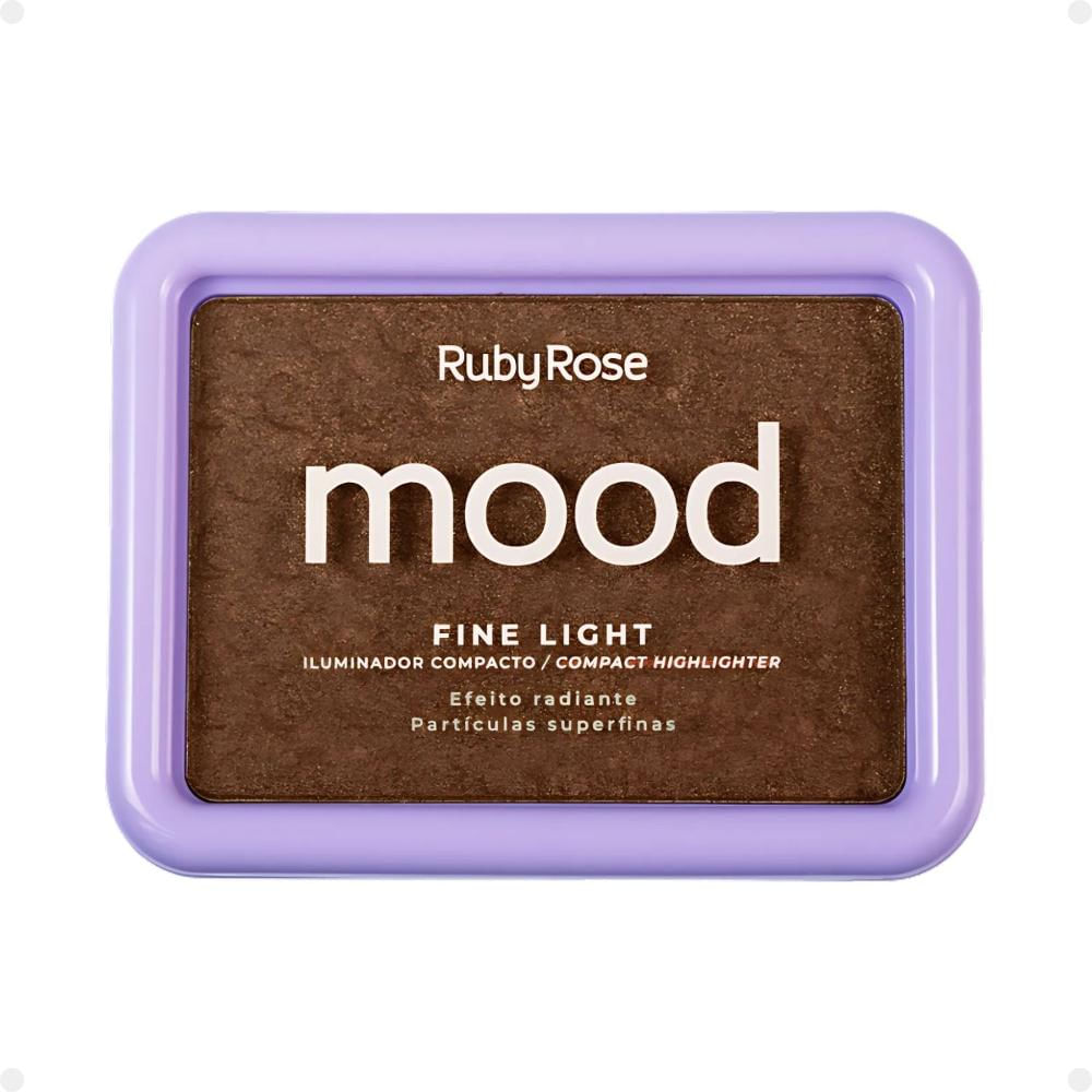 Iluminador Compacto Ruby Rose Mood Fine Light Efeito Radiante