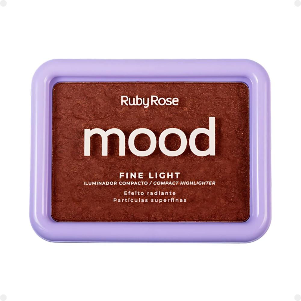 Iluminador Compacto Ruby Rose Mood Fine Light Efeito Radiante