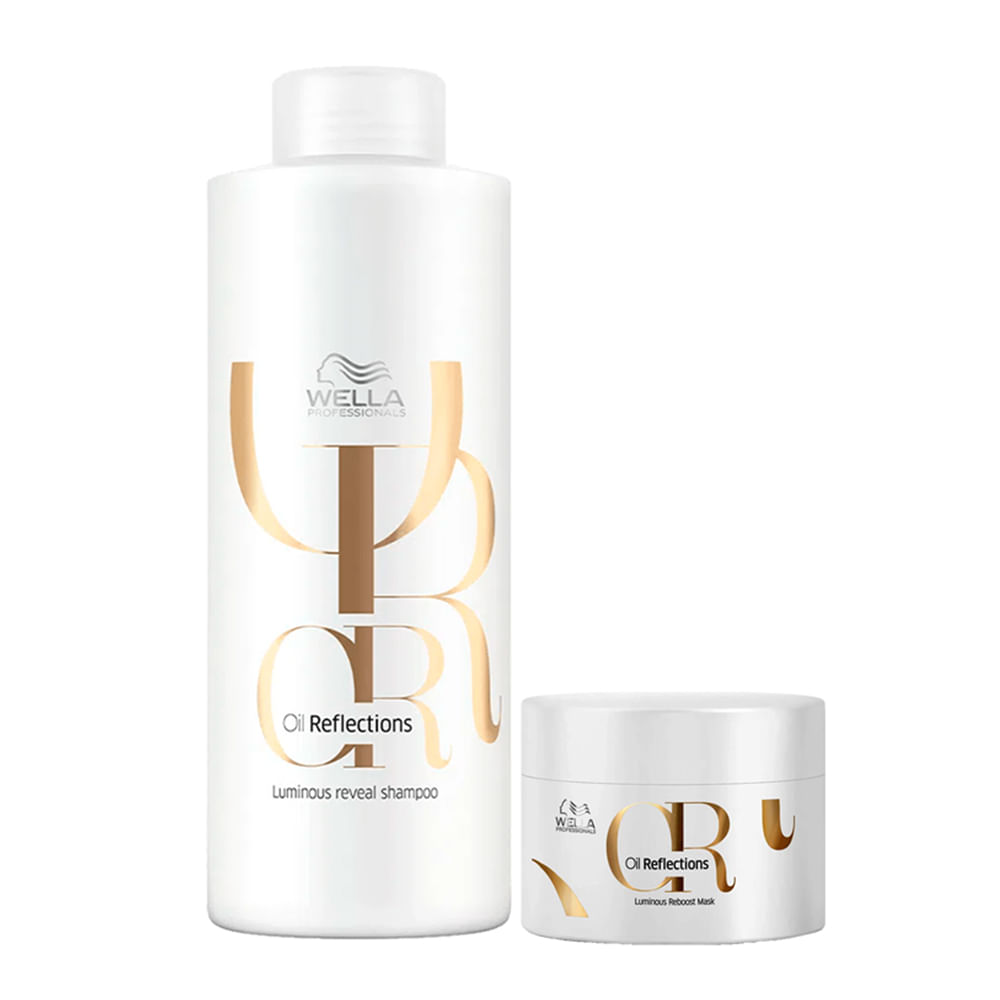 Wella Professionals Oil Reflections Shampoo 1L+Mascara 150ml