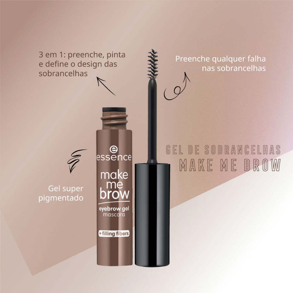 Máscara em Gel para Sobrancelhas Essence Make Me Brow