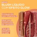 Kit Maybelline + Garnier - Blush Líquido 08 Shades On + Hidratante Facial Vitamina C Kit