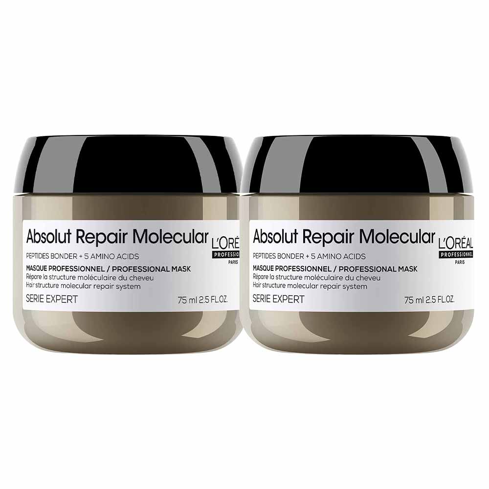 L'Oréal Professionnel Absolut Repair Molecular - Kit Com 2 Máscaras de Tratamento