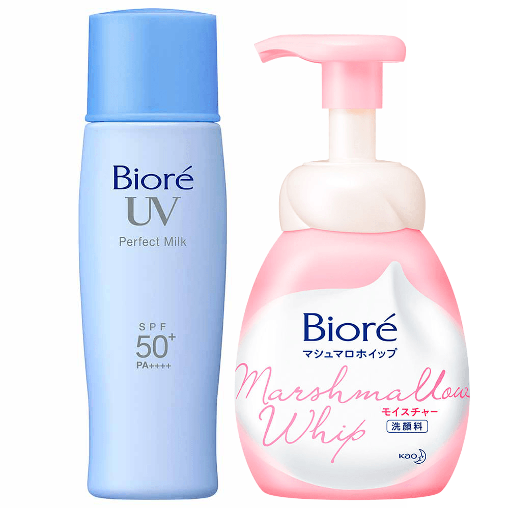 Bioré Kit - Sabonete Líquido Facial + Protetor Solar FPS 50