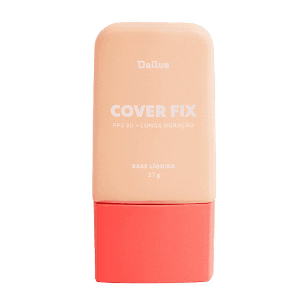 Base Líquida Dailus Cover Fix FPS 30 D2 Claro