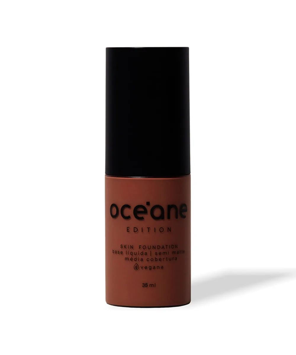 Base Líquida Escura Semi-matte Skin Foundation 500d Océane