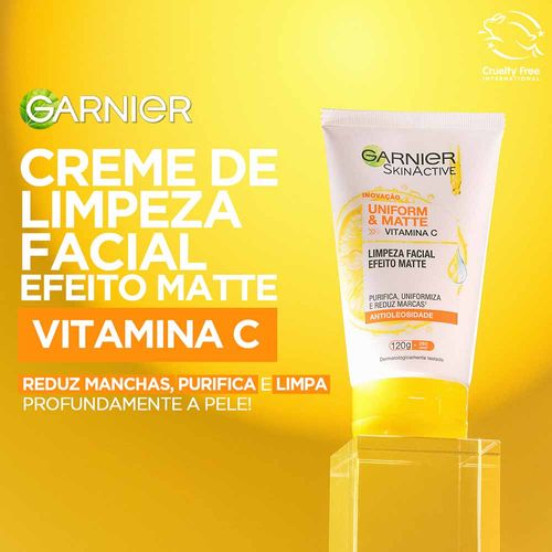 Garnier Skin Vitamina C Kit - Sérum + Hidratante Facial + Gel de Limpeza Facial