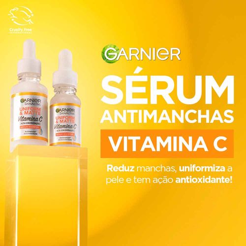Garnier Skin Vitamina C Kit - Sérum + Hidratante Facial + Gel de Limpeza Facial