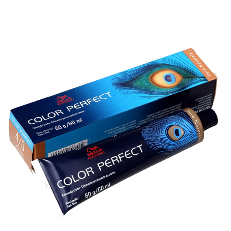 Wella Color Perfect 4.0 Castanho Medio Coloracao Permanente 60g
