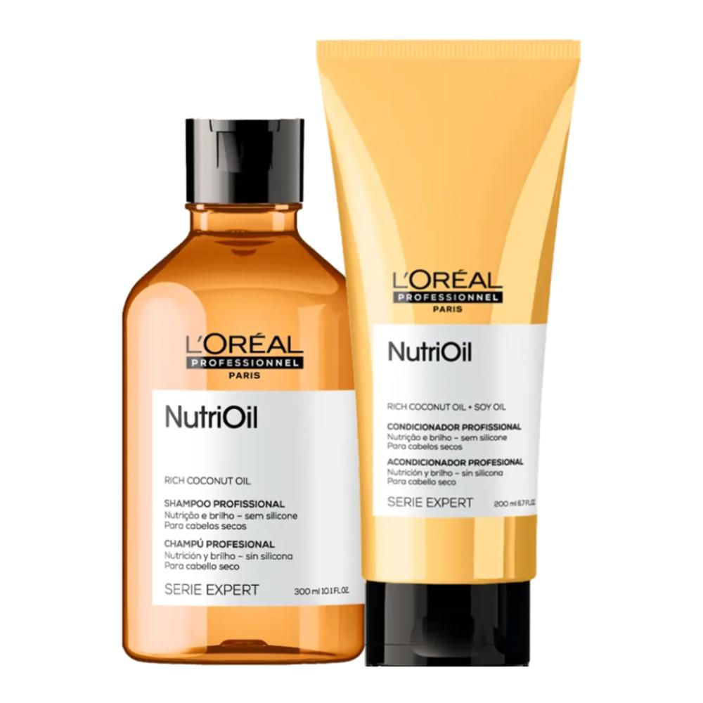 Kit L'Oréal Professionnel Nutrioil Shampoo 300ml + Condicionador 200ml
