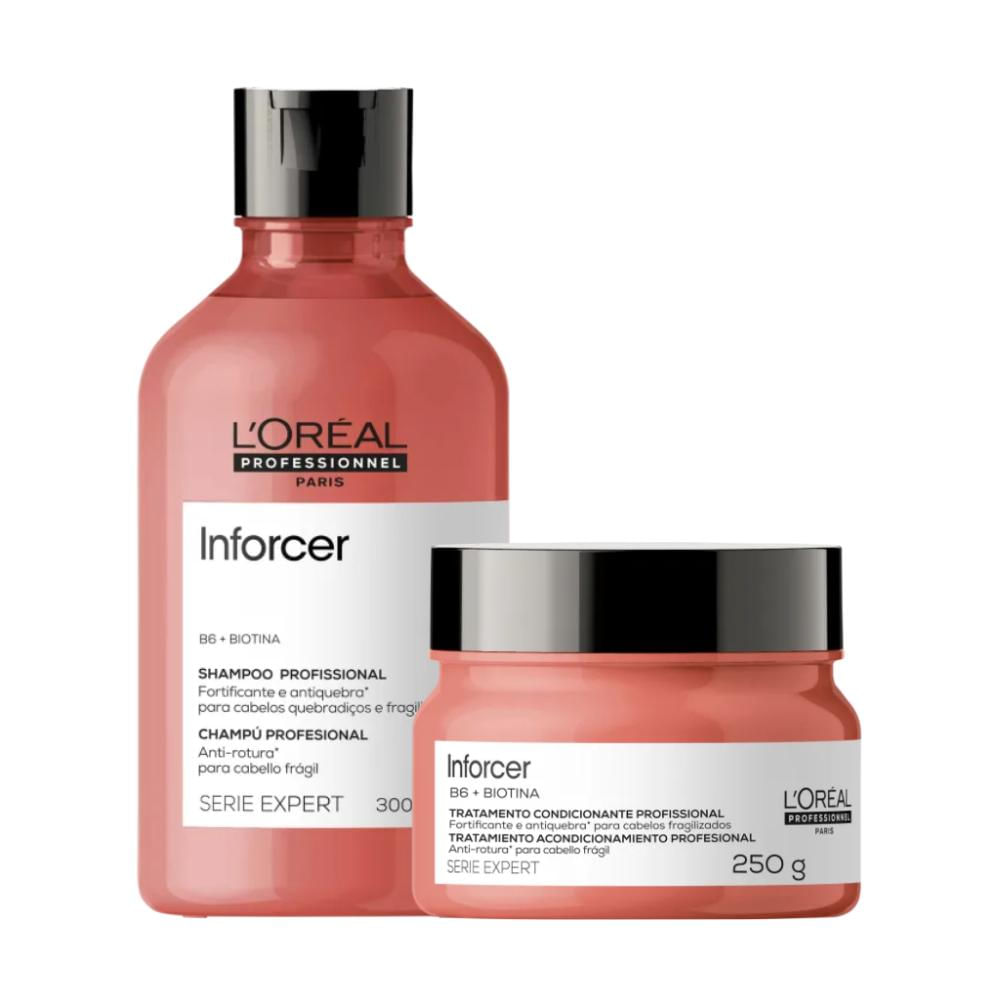 Kit  L'Oréal Professionnel Inforcer Shampoo 300ml + Máscara 250g